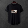 Oversize Modern Boy Pamuklu EtekKısmıOval T-shirt